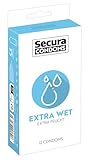 Secura Extra Wet 12er Kondome - 12 extra feuchte Präservative zur Verhütung ohne Hormone für Männer, extra gleitfreudig