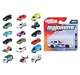 Majorette Auto aus der Street Cars Edition (1 Modellauto) - 1 Spielzeugauto aus Metall mit Freilauf, zufällige Auswahl aus 18 Autos, Spielzeug für Kinder ab 3 Jahre, 7,5 cm