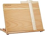 Kunst Zeichenbrett - Tragbares und verstellbares Buchenholz-Skizzenbrett - ATWORTH Holz Desktop / Tisch Staffelei zum Zeichnen vor Ort, in der Klasse oder bei der Arbeit, 18½ 'X 14¼' (A3)