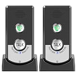 ZOYDP Gegensprechanlage Funk, Drahtlose Intelligente Sprach Gegensprechanlagen, 2 Wege Anruf Funk Gegensprechanlage, Zwei-Wege-Kommunikation, Gegensprechanlage Haustelefon für Patienten Senioren