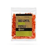 VanaVita BIO Linsennudeln Fusilli - Pasta aus roten Linsen, Linsenpasta, glutenfreie Proteinnudeln, hoch an Ballaststoffenm Vegan, gering an Zucker und Fett (250 g (1er pack))