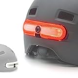 Overade - LUM Lighting - Leistungsstarkes 2in1 Front- und Rücklicht für Fahrräder, Roller oder Helme - 8 Leuchtmodi (5 Rot - 3 Weiß)