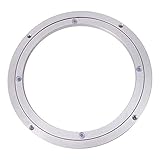 Drehbare Drehscheibe,Tischplatte Dreh Drehteller,Heavy Duty Aluminiumlegierung Rotierende Lager Drehscheibe für Esstisch,TV Monitorständer,Skulpturensockel usw(10 Zoll)