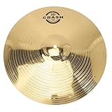 Vaguelly 16 Zoll Crash Cymbals, Messing Schlagzeug Becken für Anfänger Schüler, 40 cm