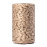 GARDENIX 150m Juteschnur aus Naturfaser 1.5 mm - 100% Biologisch Abbaubar - zum Basteln, als Deko, Geschenkverpackung, als Naturfaser Paketschnur für Garten (150m Länge, 1.5mm Stärke)