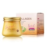 Feuchtigkeitsspendende Schneckencreme, Anti-Falten- und Verjüngungscreme, Anti-Aging Gesichtsmasken mit Schneckenkollagen, Koreanische Erneuerungscreme für Gesicht, Reparaturcremes(1 bottle)