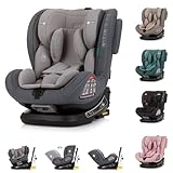 Chipolino Kindersitz Peak i-Size (40-150 cm) Isofix, SPS, drehbar, verstellbar, Farben:grau