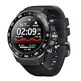 Mibro GS Explorer S - Outdoor Smartwatch Herren mit GPS 1,32' AMOLED, Wasserdicht 10ATM Tauchen, Routennavigation, Bluetooth-Anrufe, Laufen im Freien, Radfahren, Bergsteigen, Wandern