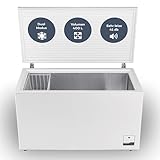 SCHOEPF – GT400S Gefriertruhe 400 L – Weiß – 83,5 x 136,5 x 73,5 cm – Dual Modus – Schnellgefrieren – 41 dB – 263 kWh/Jahr – 4-Sterne-Kennzeichnung – Freistehend