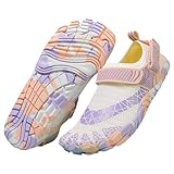 Generisch Barfußschuhe Herren Barfuss Schuhe Damen Barfußsandalen Rote Turnschuhe Sneaker Weiss Leichte Sommer Outdoor Fitnessschuhe Weite M Barfuß Badeschuhe Schwarze Rosa Flussschwimmen Trail 47