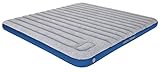 High Peak Unisex Cross Beam King extra long Luftbett, mit integrierte Fußpumpe und Anti-Rutsch Funktion, atmungsaktiv, robust, Oberseite weich, für Indoor und Outdoor, hellgrau/blau, XXL