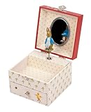 Trousselier 6260367 Musikspieldose für Kinder, Peter Hase, Schmuckschatulle mit ausziehbarer Schublade, Schmuckkästchen, Aufbewahrung