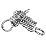 FUNOMOCYA 2 Stück Hochbelastbare Hängematten Schwingfeder Langlebige Stahlfeder Ersatzteil für Schaukelstühle Geräuscharm und Vibrationsdämpfend Robuste Metallfeder für
