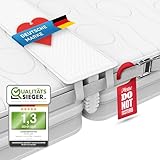 FLIPLINE Liebesbrücke für Matratzen All-IN-ONE Premium Set [200x18cm] für Familien & Paare mit rissfestem Bezug, Spanngurt und Transporttasche - Matratzenkeil Ritzenfüller Matratzenbrücke