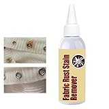 Winwon Rostfleckentferner, Starker Wäsche-Gelbrost-Entferner, Kleidungsreinigungsmittel, Mehrzweck-Fleckenmittel für Teppiche, Schuhe, Bettlaken, Bettbezüge