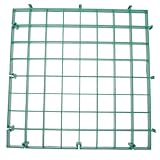 Homoyoyo Grüner Kunststoff baumgitter mit Quadratischem Muster Stabile und Wiederverwendbare Baumabdeckung für Garten Wohn Gewerbegebiete Wasserdichter Schutz für Baumbeete und Plätze