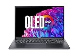 Acer Swift Go 16 OLED (SFG16-72-518S) Ultrabook/Laptop | 16' 3.2K OLED 120Hz Display | Intel Core Ultra 5 125U | 16 GB RAM | 512 GB SSD | Intel Grafik | Windows 11 | QWERTZ Tastatur | grau