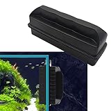 Srvauyea Aquarium Glas Starke Magnetbürste, Reinigungs Magnet Bürste, Magnetisches Reinigungswerkzeug, Magnetische Reinigungsbürste für Aquarien, Aquarium Scheibenreiniger, Aquarium Reinigung Zubehör