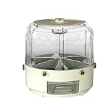 Rotierender Getreidespender Mit Sechs Fächern Transparenter VORRATSKAMER, Komfortabler Lebensmittelbehälter Für Küche Und Vorratsraum | Multifunktionaler Drehbehälter Für Reis Nüsse Cornflakes Sn