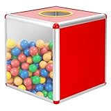 Lotterie-Box, Kasten Lotterie-Box 30cm, Transparente Lotterie-Box, Lotteriebox, Transparente Wahlurne, Spendenbox Für Spenden Verlosungen Abstimmungen