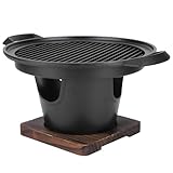 Grillgrill, Haushalt tragbares Mini Rauchlose tragbare Nahrungsmittel -Holzkohle -Herd Barbecue Tools Zubehör 26x21x12,5 cm