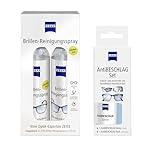 ZEISS Set aus 1x Brillen-Reinigungs-Spray alkoholfrei Doppelpack 2x 120ml und 1x ZEISS AntiBeschlag-Spray mit 15ml Inhalt