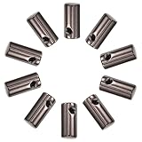 NUOBESTY 10 Stk Kordelzugschnalle Aus Metall Kordelzug-endstopper Kordelstopper Aus Metall Für Den Kordelzug Kordelstopper Für Kapuzenpullover Kordelschlösser Selber Machen Black