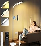 AearKing Lichttherapie-Lampe, 10.000 Lux ohne UV, Tageslichtlampe, Lichttherapielampe mit 10 Farben, 6 Helligkeitsstufen & Timer, LED-Lichttherapie-Lampe mit Fernbedienung