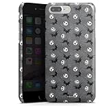 Premium Case kompatibel mit Apple iPhone 7 Plus Smartphone Handyhülle Schutzhülle glänzend Nightmare Before Christmas Fledermaus Disney