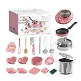 Zubehör für die Kinderküche: Zubehör für Kinderspielzeug-Küche, realistisches interaktives Spiel für Haus und Spiel-Kamera, mit einem Edu-Aufbewahrungsset