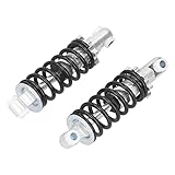 ERYUE 150 Mm Federungsdämpfer, Schwarzer Stoßdämpfer für Mountainbikes, Elektro-Motorräder, Falträder, Langlebig, Verschleißfest, Verstellbarer, Upgrade