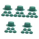 jojofuny 30 Stück Partyhut Liefert Spielzeug Kleine Rollenspielpuppe Kinder Westernkleid Hüte Mini-Cowboy-Miniaturzubehör