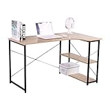 HTI living Winkelschreibtisch 120 x 73 Computertisch Eckschreibtisch