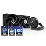 ARCTIC Liquid Freezer III 280 - Wasserkühlung PC, AIO CPU Wasserkühler, Intel & AMD, effiziente PWM-gesteuerte Pumpe, Lüfter: 200–1700 RPM, LGA1851 und LGA1700 Contact Frame - Schwarz