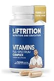 LIFTRITION Premium Multivitamin | Made in Bavaria & Geprüft | Hochdosiert, Vegan & Ohne Magnesiumstearat | 150 Kapseln für Männer & Frauen - All-In-One
