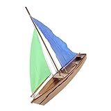 Toyvian Holz Segelboot Bausatz DIY Segelboot Modell Für Selbstmontage Spielzeug Hand Augen koordination Und Motorischen Fähigkeiten Einfacher Zusammenbau FüR Heimgebrauch Und Schulprojekte