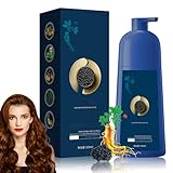 Qiweitang Hair Dye Shampoo, Qiweitang Haarfärbeshampoo, Caviar Protein Haarfarbe Dunkelbraun, Black Hair Dye Shampoo Haarfarbe Schwarz, Sofort Haarfarbeshampoo für Gegen Graue Haar (Kastanienbraun)