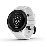 Garmin Approach S12, einfach zu bedienende GPS-Golf-Uhr, 42k+ vorinstallierte Golfplätze, weiß, 010-02472-02