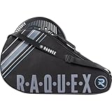 Raquex Enigma Padelschläger-Schutztasche für 1 Schläger – Schwarze Padeltasche für Damen und Herren, gepolsterter Padelschlägerschutz – Das perfekte Padel-Geschenk
