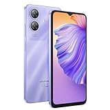 Ulefone Android 14 Smartphone ohne Vertrag Note 21, 8GB RAM + 128GB ROM, 6,56'' HD+ Großbildschirm, 13MP+8MP, DUAL-SIM Handy, 5000mAh Akku, Fingerabdruck + Gesichtserkennung, GPS, Violett
