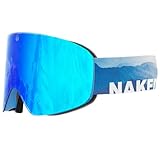 NAKED Optics Skibrille Männer, Ski Brille Frauen, Snowboardbrille (TROOP EVO Misty, ohne Schlechtwetterglas)