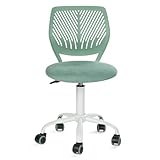FurnitureR Home Office Stuhl, ergonomischer höhenverstellbarer Drehstuhl mit Rollen, moderner Computerstuhl für Arbeitszimmer und Büro