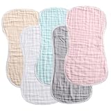 MOLUCKFU 5st Handtuch Rülpsen Zahnendes Zubehör Für Neugeborene Neugeborenes Mullwaschlappen Bausatz Wasserdichte Lätzchen Schluckauf Tuch Spucktücher Für Babys Baumwolle