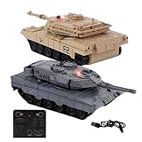 Generisch Fernsteuerung Panzer | 2.4 Ghz RC Fahrzeuge | Fahrzeug Mit 360 Grad Drehung Wiederaufladbar Für Kinder Erwachsene | Outdoor Hobby Rennauto Rennen