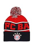 FC Bayern München | Bommelmütze | Kinder | Mehrfarbig
