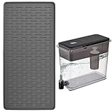 Palksky Silikonmatte für Brita Wasserfilterkrug, wiederverwendbare Abtropfmatte für Brita-Wasserreiniger, Silikon-Pad, Zubehör für Purificador De Agua 27 Tassen, Grau