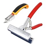 DINESA Zangen-Set für Plane und Klammerentferner, Spanner aus korrosionsbeständigem Edelstahl mit Feder