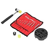 14-teiliges Spannstift-Durchschlag-Set, Büchsenmacher-Durchschlag zum Entfernen von Reparaturwerkzeugen mit Hammer für Automobil, Uhren, Schmuck und Handwerk