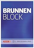 Brunnen 1052727 Briefblock / Schreibblock / Der Brunnen Block (A4, liniert, 50 Blatt, 70 g/m²)