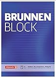 Brunnen 1052727 Briefblock / Schreibblock / Der Brunnen Block (A4, liniert, 50 Blatt, 70 g/m²)